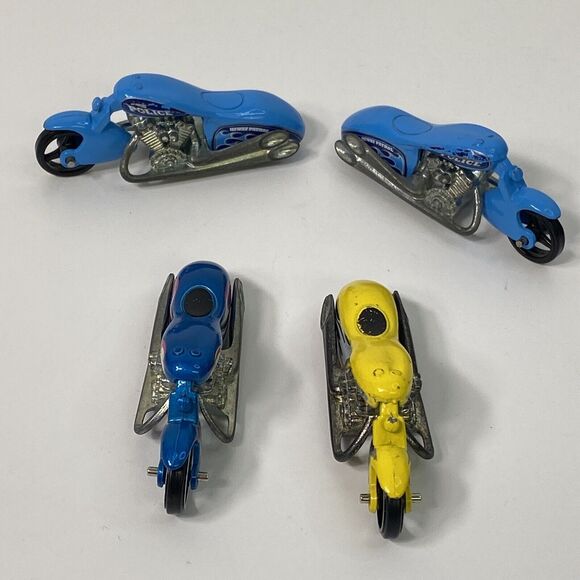 Hot Wheels Motorcycle Scooter Lot 7 Dodge Tomahawk Street Stealth Police - Picture 2 of 13